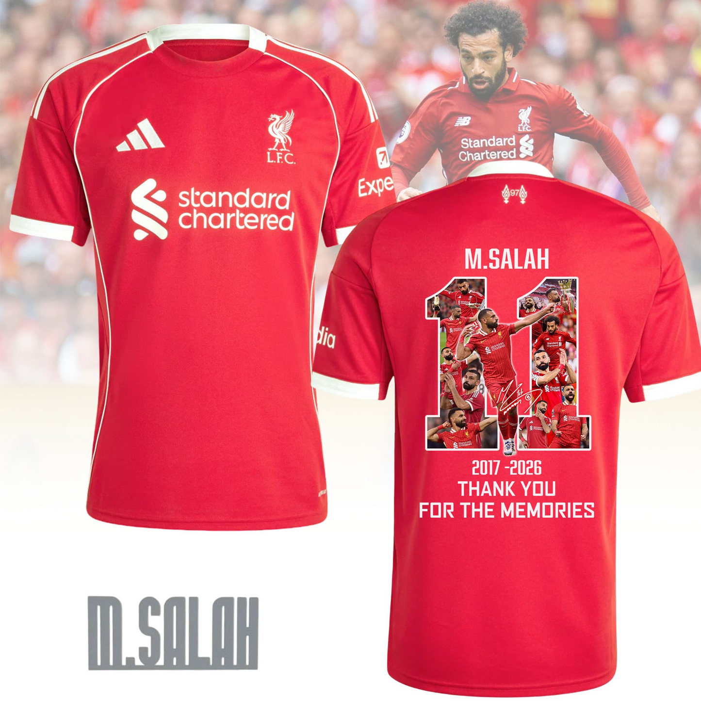 Thank You For All, M.Salah Premium V3 Shirt DDT NTL