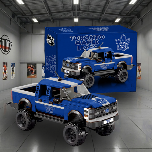 TML X NHL Raptor pickup truck building block set NAK NHT