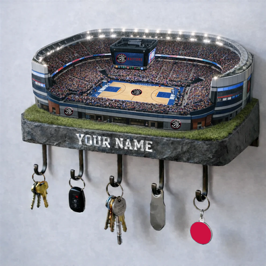 TOR Stadium Premium NBA Wood Key Hanger DATND TANTD