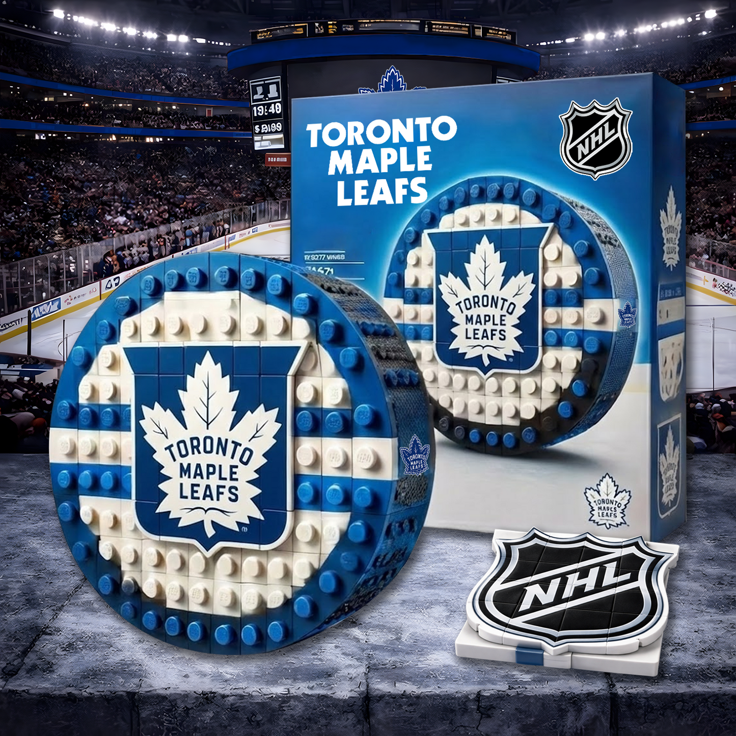 TOR X NHL Hockey Game Building Blocks NHT NAK