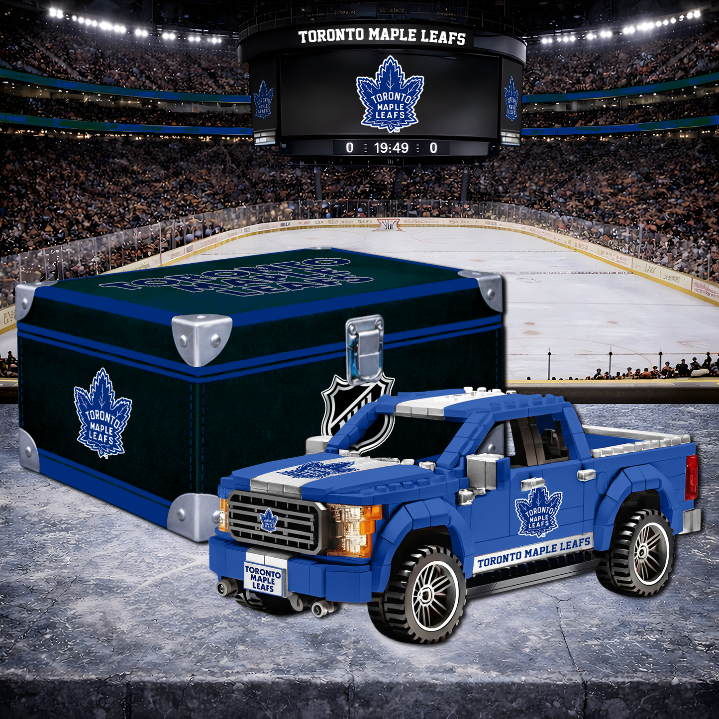 TOR X NHL LEGO Toy Truck Set with Collectible Case NAK NHT