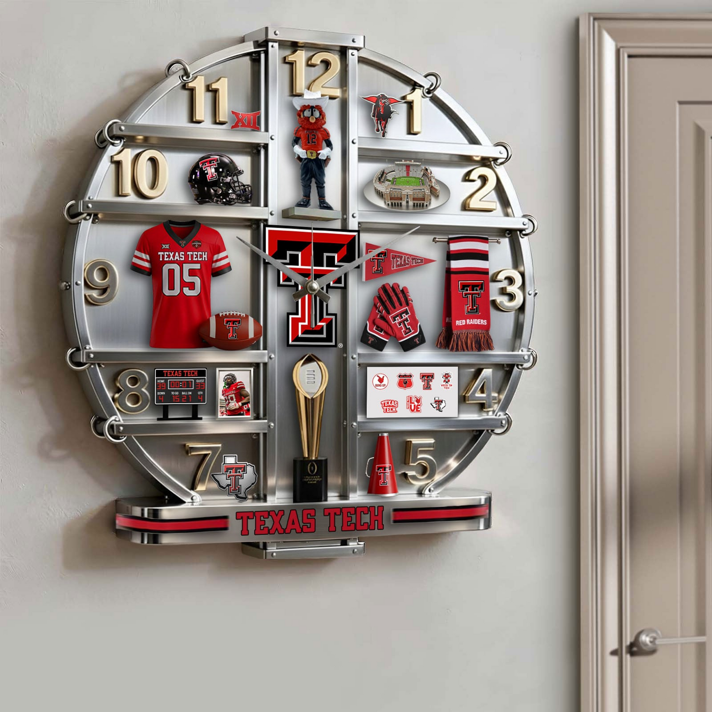 TT x MLB Home Decorative 3D Visual Effect Acrylic Wall Clock NAK CTKT