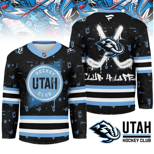 UHC Premium NHL Graffiti My Team 4 Life Hockey Jersey DDT NTL