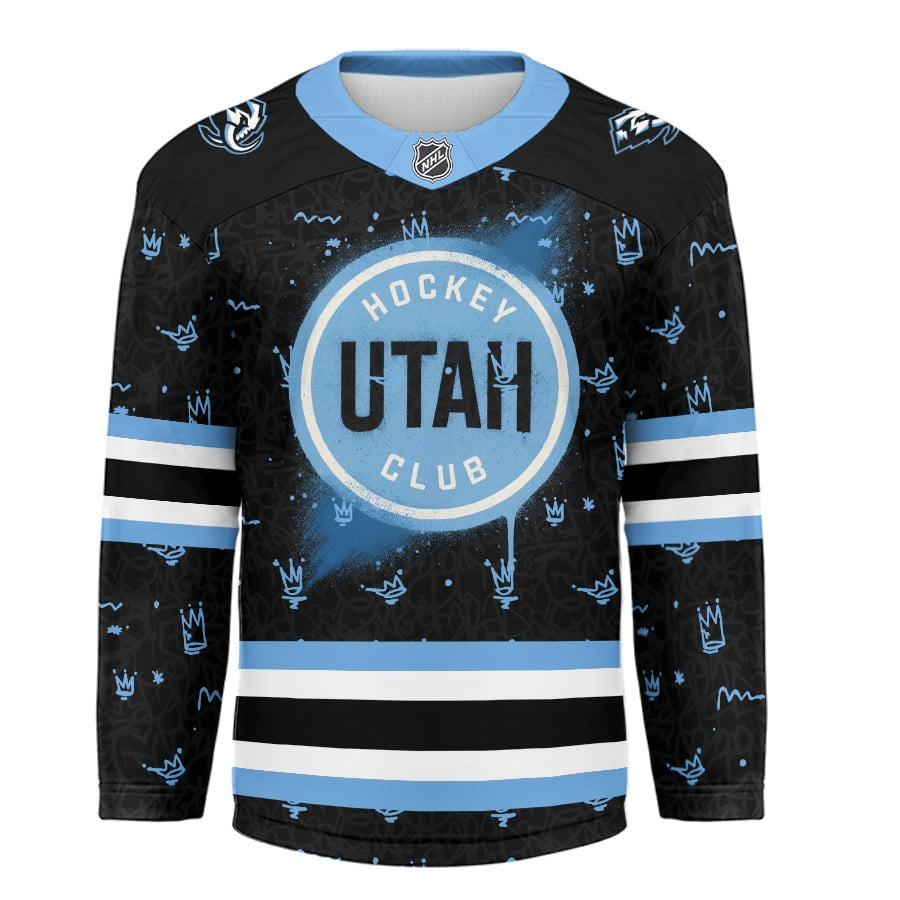 UHC Premium NHL Graffiti My Team 4 Life Hockey Jersey DDT NTL