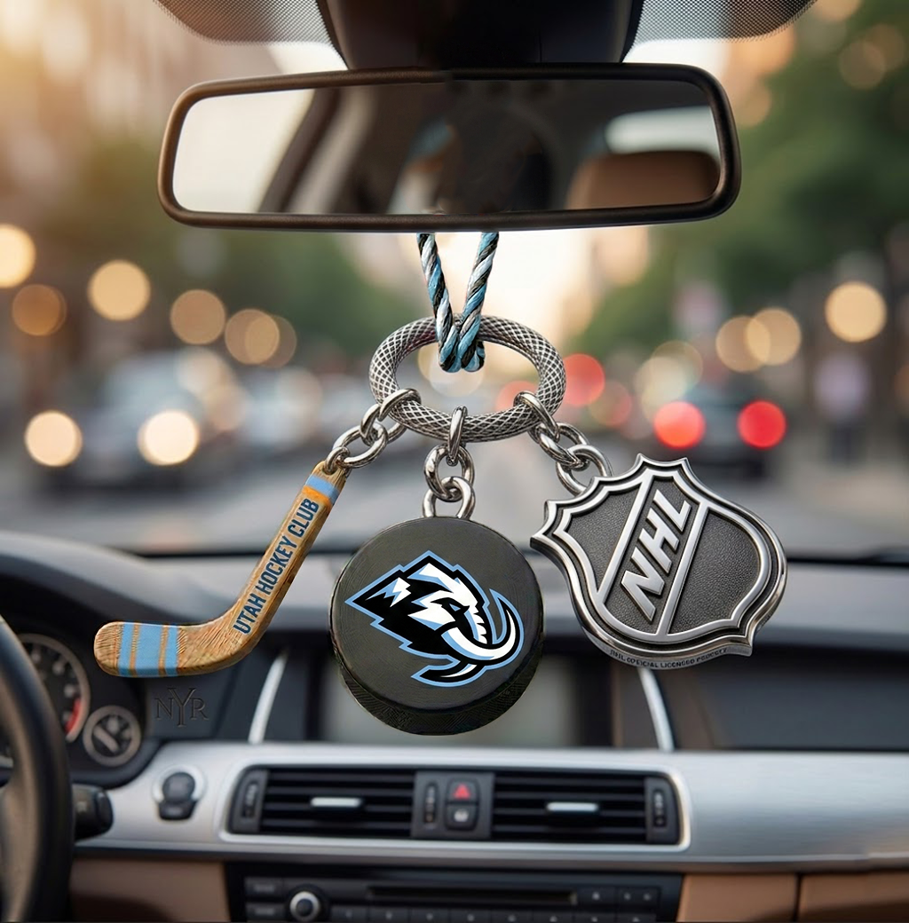 UHC x NHL Custom Hockey Puck Car Charm NAK TTT