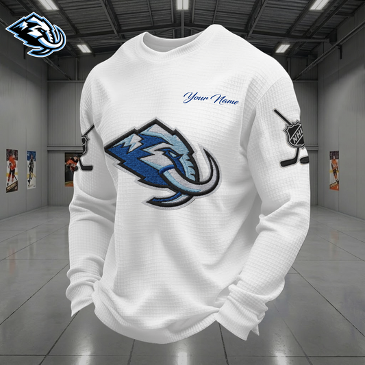 UTA X NHL Men Football Waffle Long Sleeve T-Shirt V1 NAK NHT