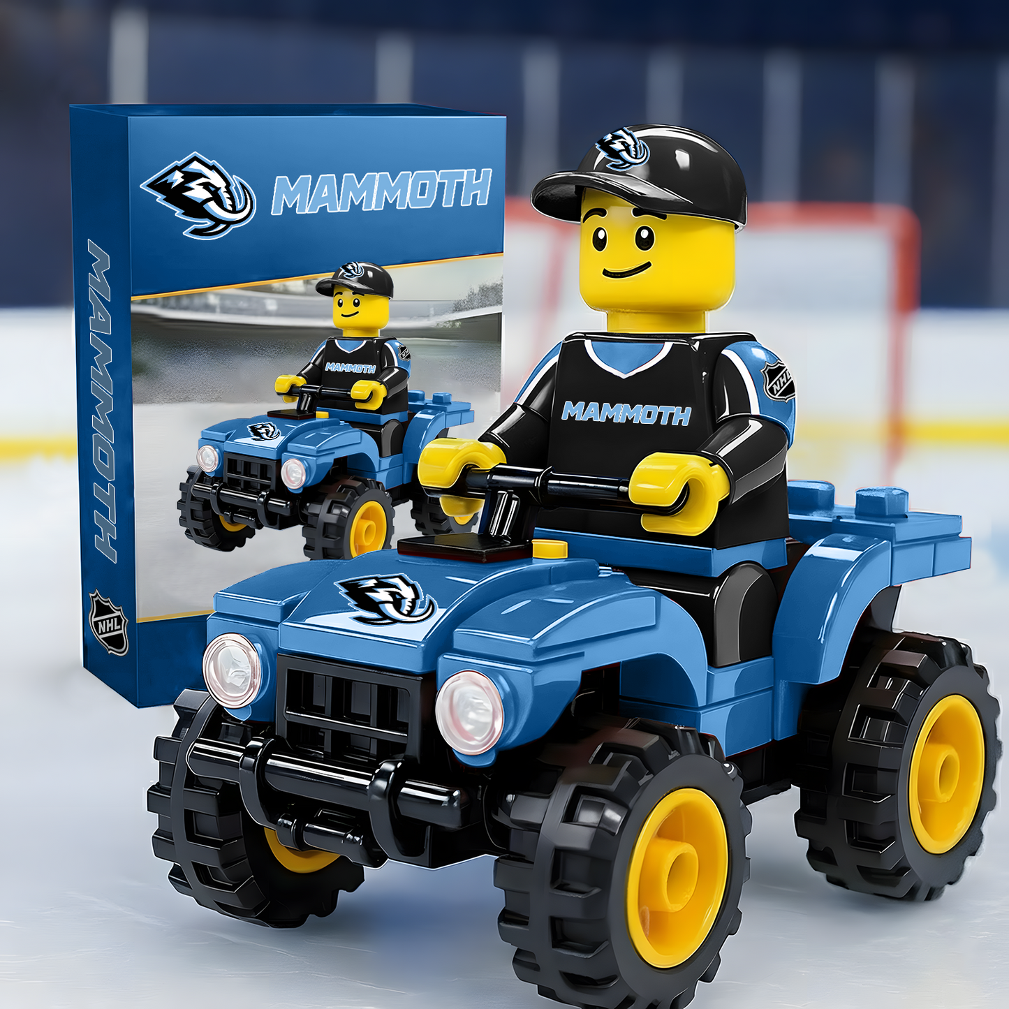 UTA X NHL Team Off-Road Vehicle Building Block Set NAK NHT