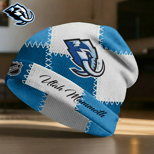 UTA X Premium NHL Vintage Patchwork Beanie Hat V1 NAK NHT