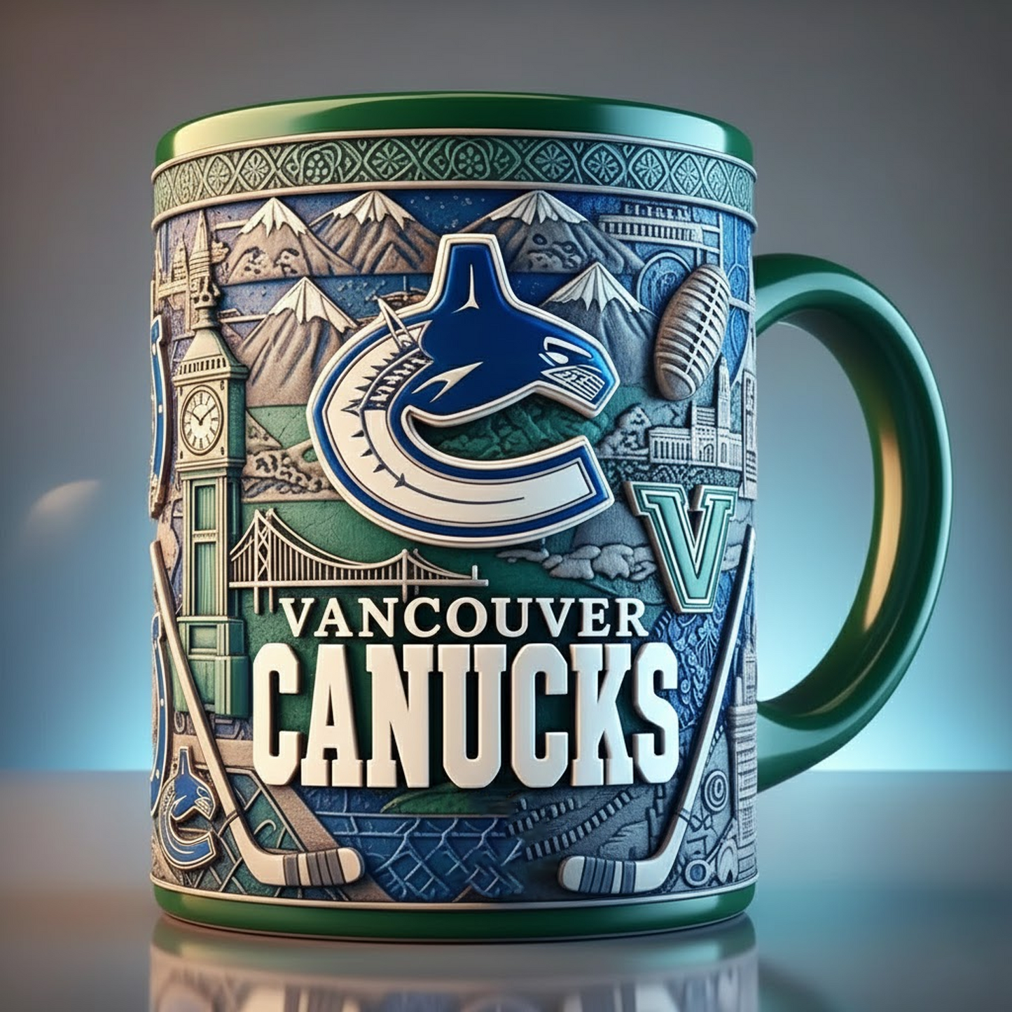 VAN X NHL Hockey Commemorative Mug Collection - Limited Edition NAK NHT