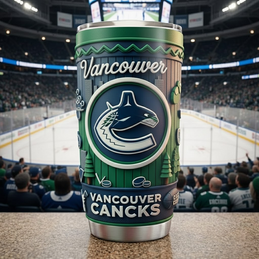 VAN X NHL mascot-shaped thermal mug NAK NHT