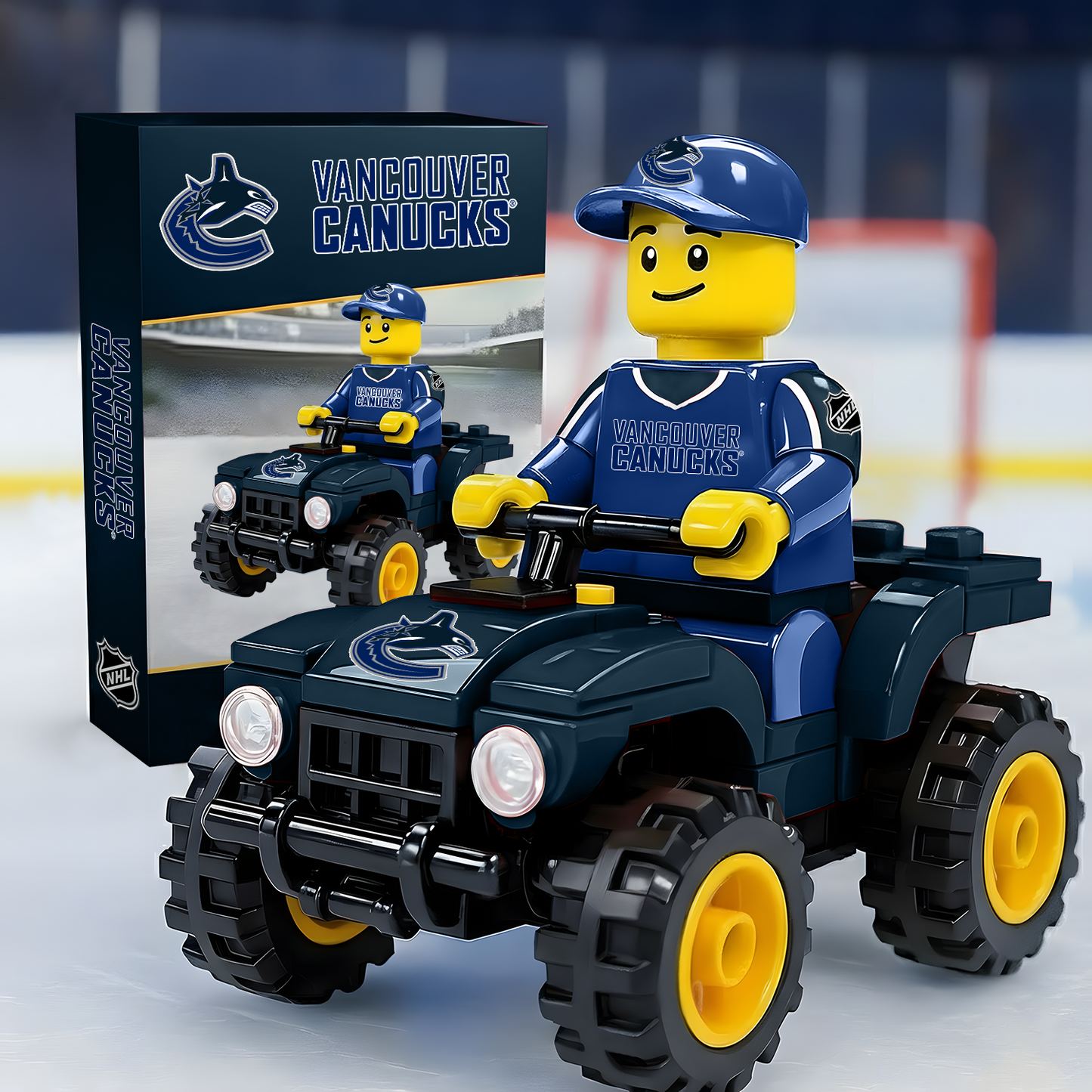 VAN X NHL Team Off-Road Vehicle Building Block Set NAK NHT