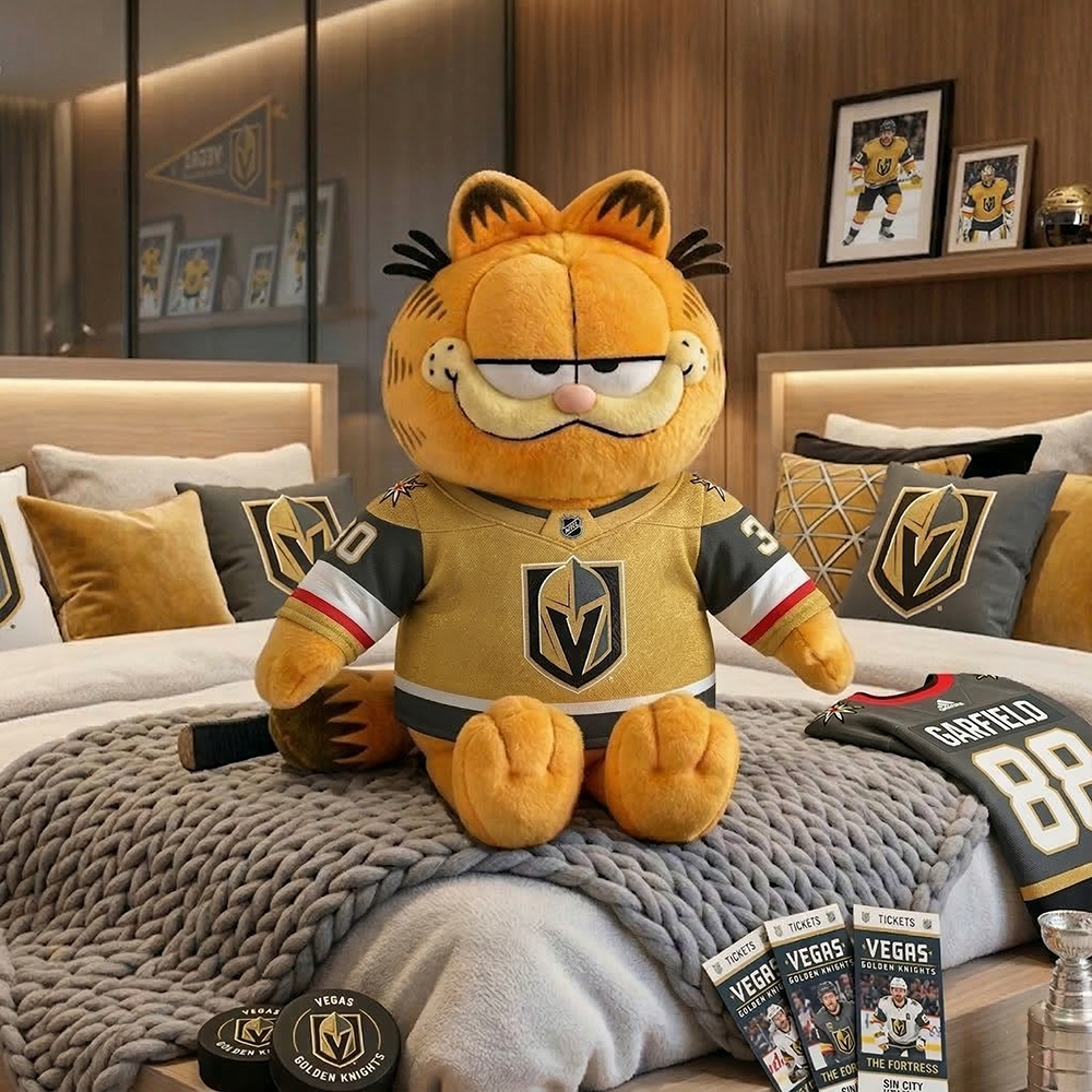 VGK x Garfield plushie in NHL team editions NAK TTT