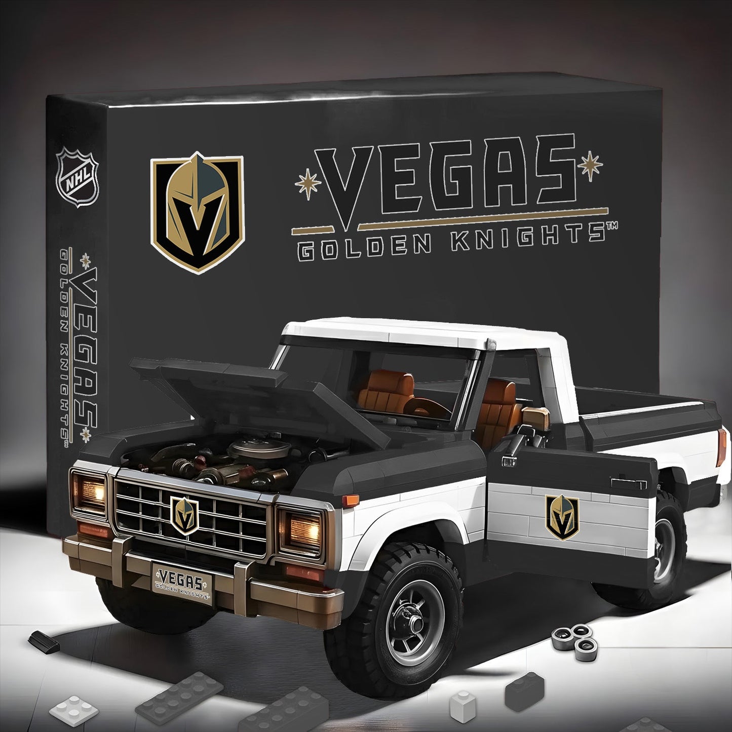 VGK x NHL 3D ford F150 buiding block Toy Set NDT LVH