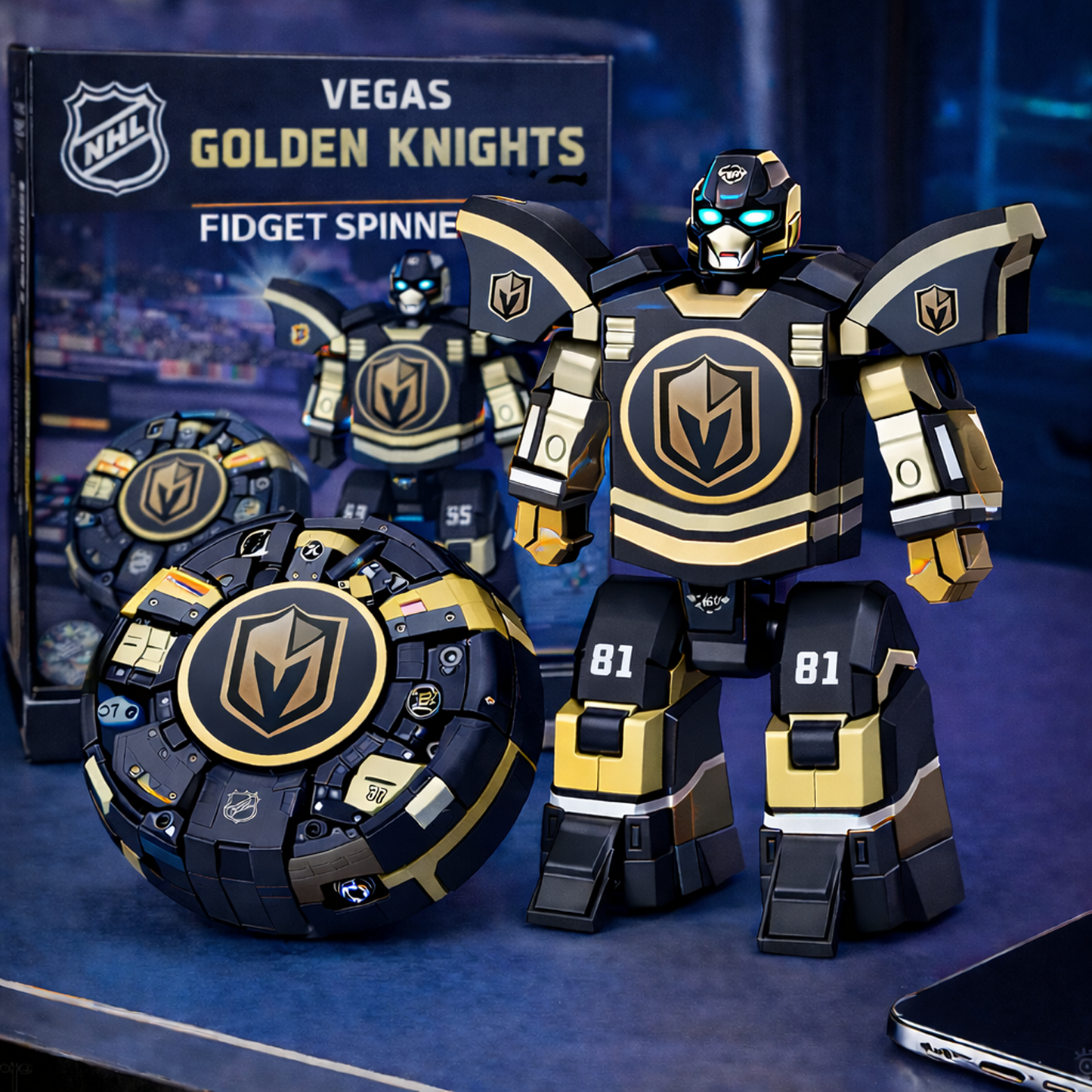 VGK x NHL Fidget Spinner DatND DVT