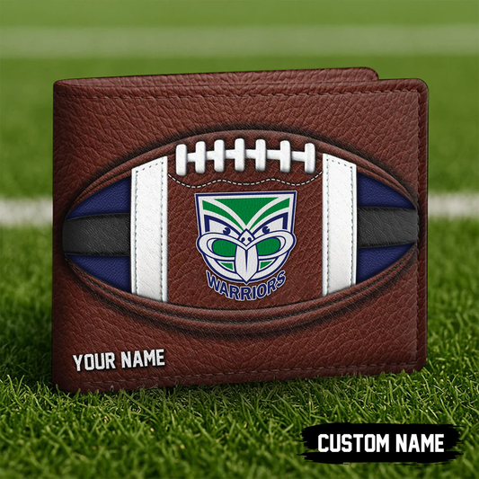 WAR x NRL Premium Leather Wallet DDT NTL