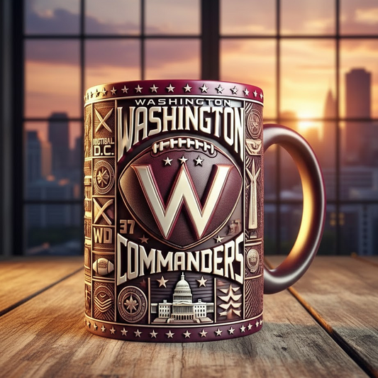 WAS X NFL football team Mug Series- Limited Edition Collectible NAK NHT