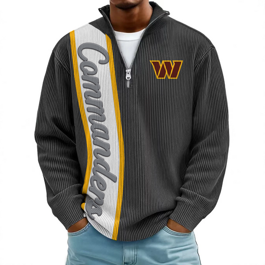 WAS x NFL Mokaloha Men's Waffle Henley Shirts DATND TANTD