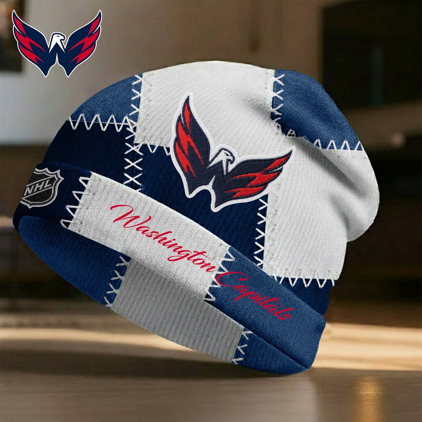 WAS X Premium NHL Vintage Patchwork Beanie Hat V1 NAK NHT