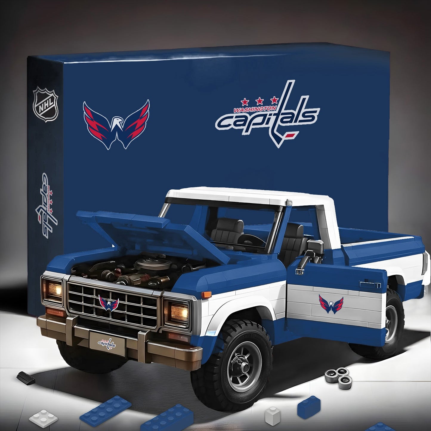 WC x NHL 3D ford F150 buiding block Toy Set NDT LVH