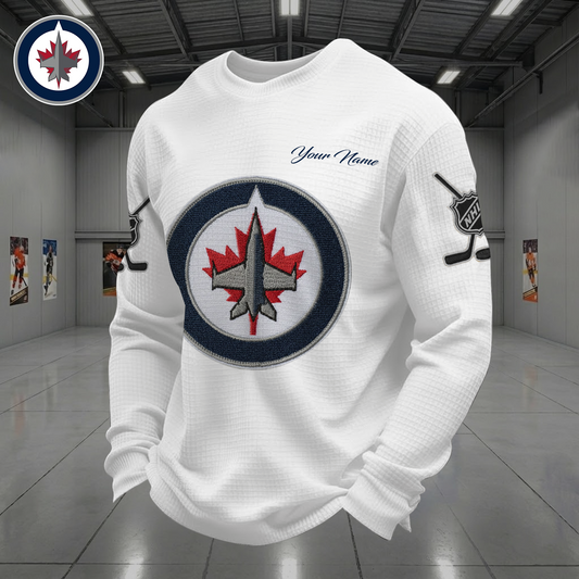 WIN X NHL Men Football Waffle Long Sleeve T-Shirt V1 NAK NHT