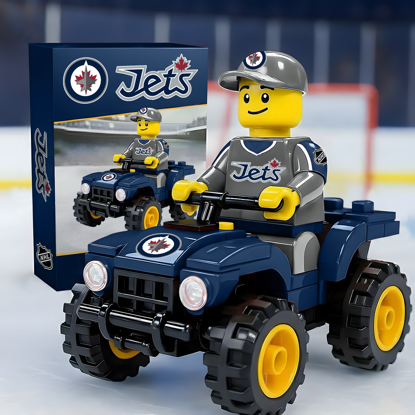 WIN X NHL Team Off-Road Vehicle Building Block Set NAK NHT