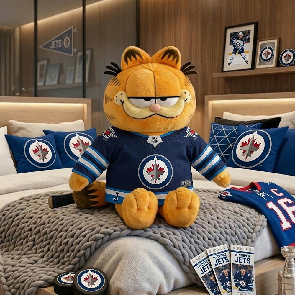 WJ x Garfield plushie in NHL team editions NAK TTT