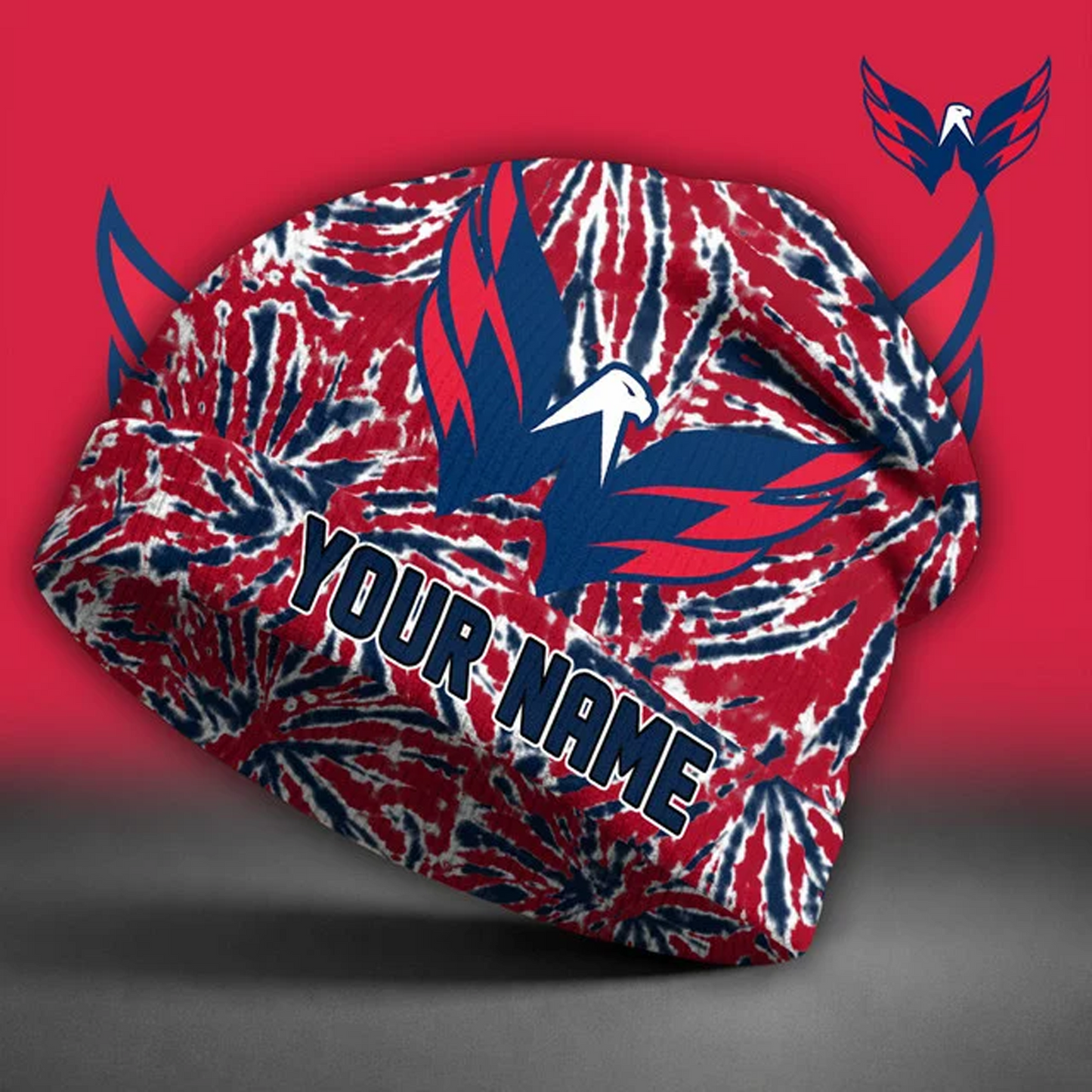 WSH X NHL Beanie Hat Custom Name Gifts For Fans - Limited Edition NAK NHT